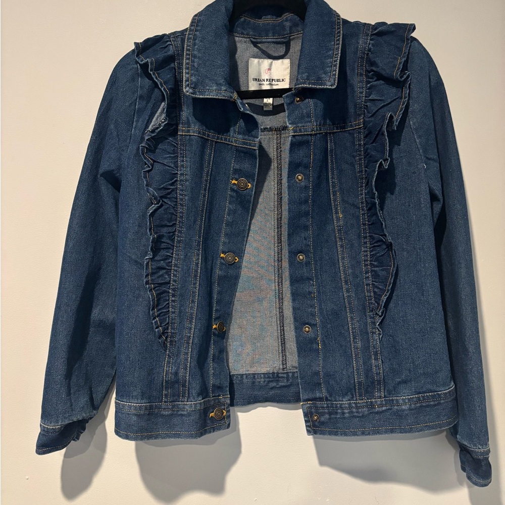 Urban Republic Girls' Blue Denim Jacket